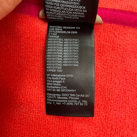 The North Face Agave Full Zip Jacket Womens Small Red Full Zip Outdoor Hiking - Picture 5 of 15